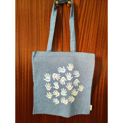 Tote bag asas largas algodón reciclado