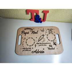 Bandeja Papá Noel personalizada