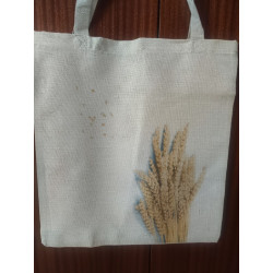 Bolsa tote símil lino sublimable