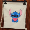 Mochila con cuerdas 100% algodón orgánico