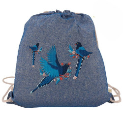 Bolsas mochila de algodón reciclado