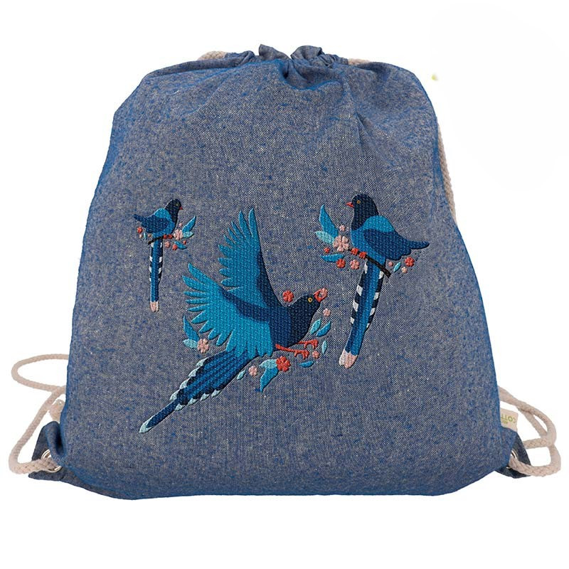 Bolsas mochila de algodón reciclado