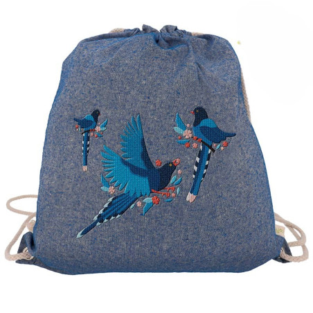 Bolsas mochila de algodón reciclado