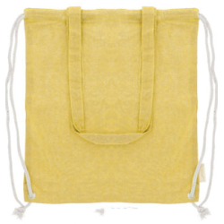 Bolsas mochila de algodón reciclado