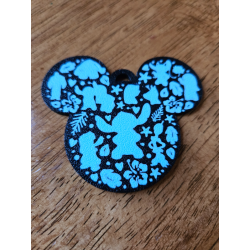 Llaveros 3D de Stitch