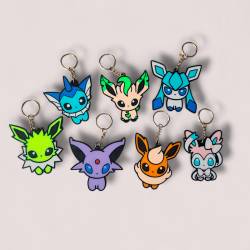 Llaveros 3D de Pokémon