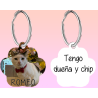 Colgantes huella gato