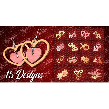 Pendientes San Valentín