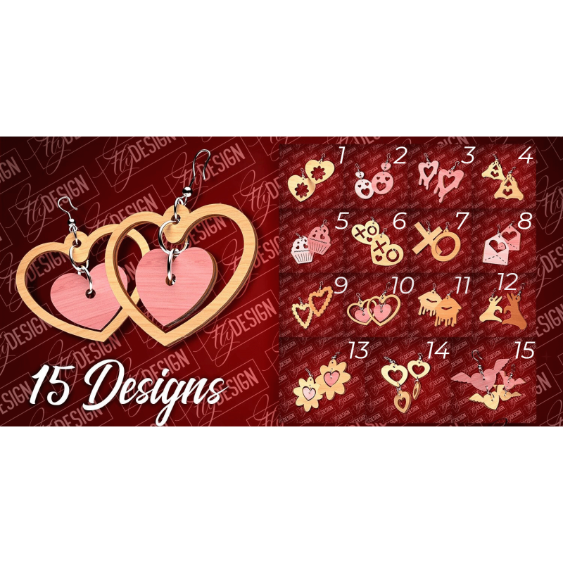 Pendientes San Valentín