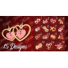 Pendientes San Valentín