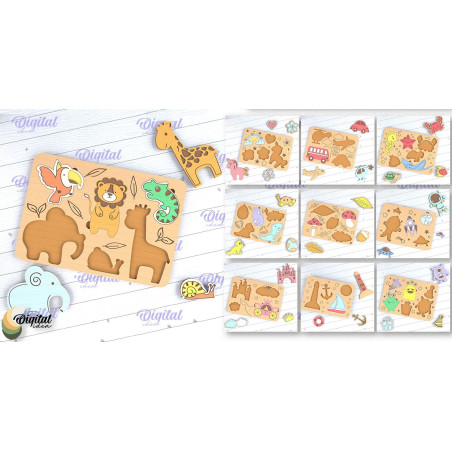 Rompecabezas educativo para niños