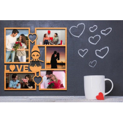 Marco de fotos de San Valentín