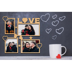 Marco de fotos de San Valentín