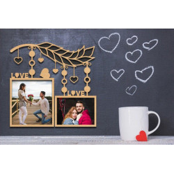Marco de fotos de San Valentín