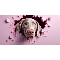 Taza 3D de perro
