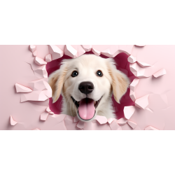 Taza 3D de perro