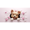 Taza 3D de perro