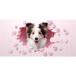 Taza 3D de perro
