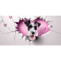 Taza 3D de perro
