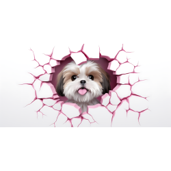 Taza 3D de perro