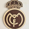 Escudo Fútbol en madera