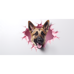 Taza 3D de perro