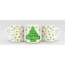 Taza luces de navidad