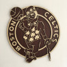 Escudo Baloncesto En Madera