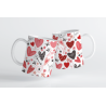 Taza San Valentín Corazones