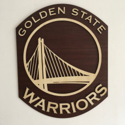 Escudo Baloncesto En Madera