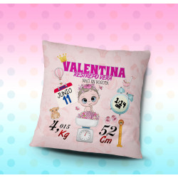 Cojín bebe personalizable