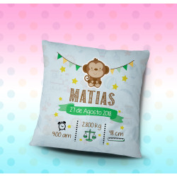 Cojín bebe personalizable