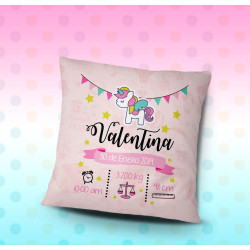 Cojín bebe personalizable