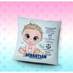 Cojín bebe personalizable