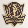 Escudo Baloncesto En Madera