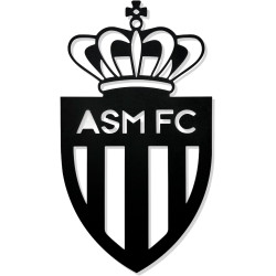 Escudo Fútbol Madera Negro