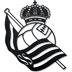 Escudo Fútbol Madera Negro