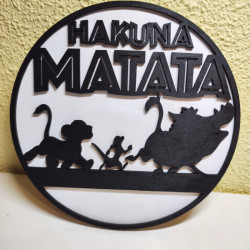 Adorno de pared Hakuna Matata
