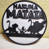 Adorno de pared Hakuna Matata