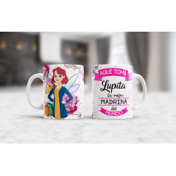 Taza madrina personalizable