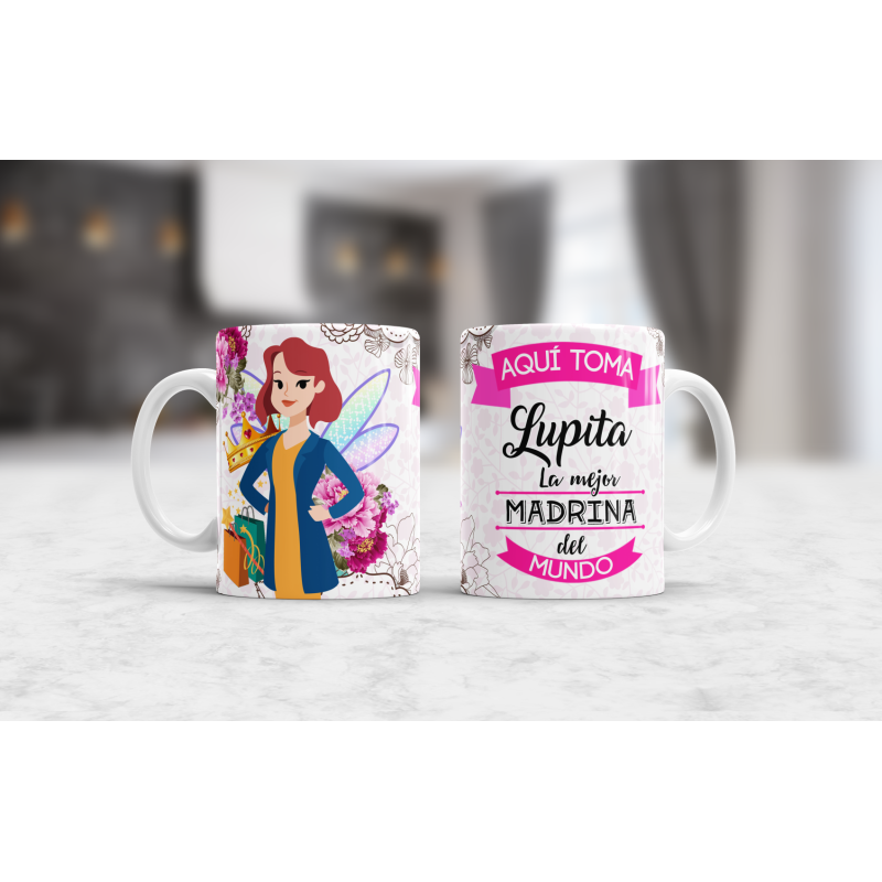 Taza madrina personalizable
