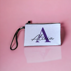 Neceser tejido símil lino personalizable