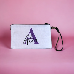 Neceser tejido símil lino personalizable