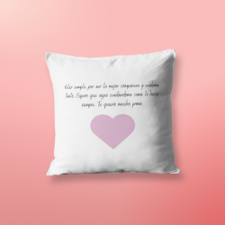 Cojín personalizado 38x38 cm