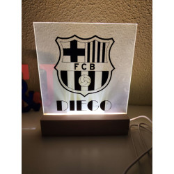 Lámpara acrílica personalizada