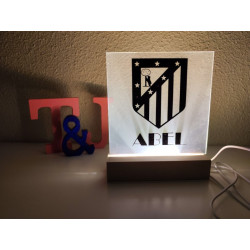 Lámpara acrílica personalizada