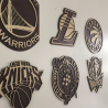 Escudo Baloncesto En Madera