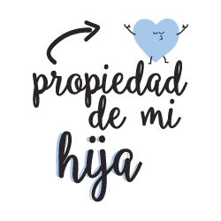 Camiseta propiedad de mi papi/hija