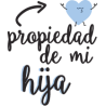 Camiseta propiedad de mi papi/hija