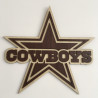 Escudo NFL en madera